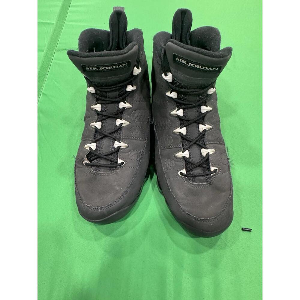Air Jordan Retro 9 Anthracite Mens Size 7 (7y) Black Basketball Shoes